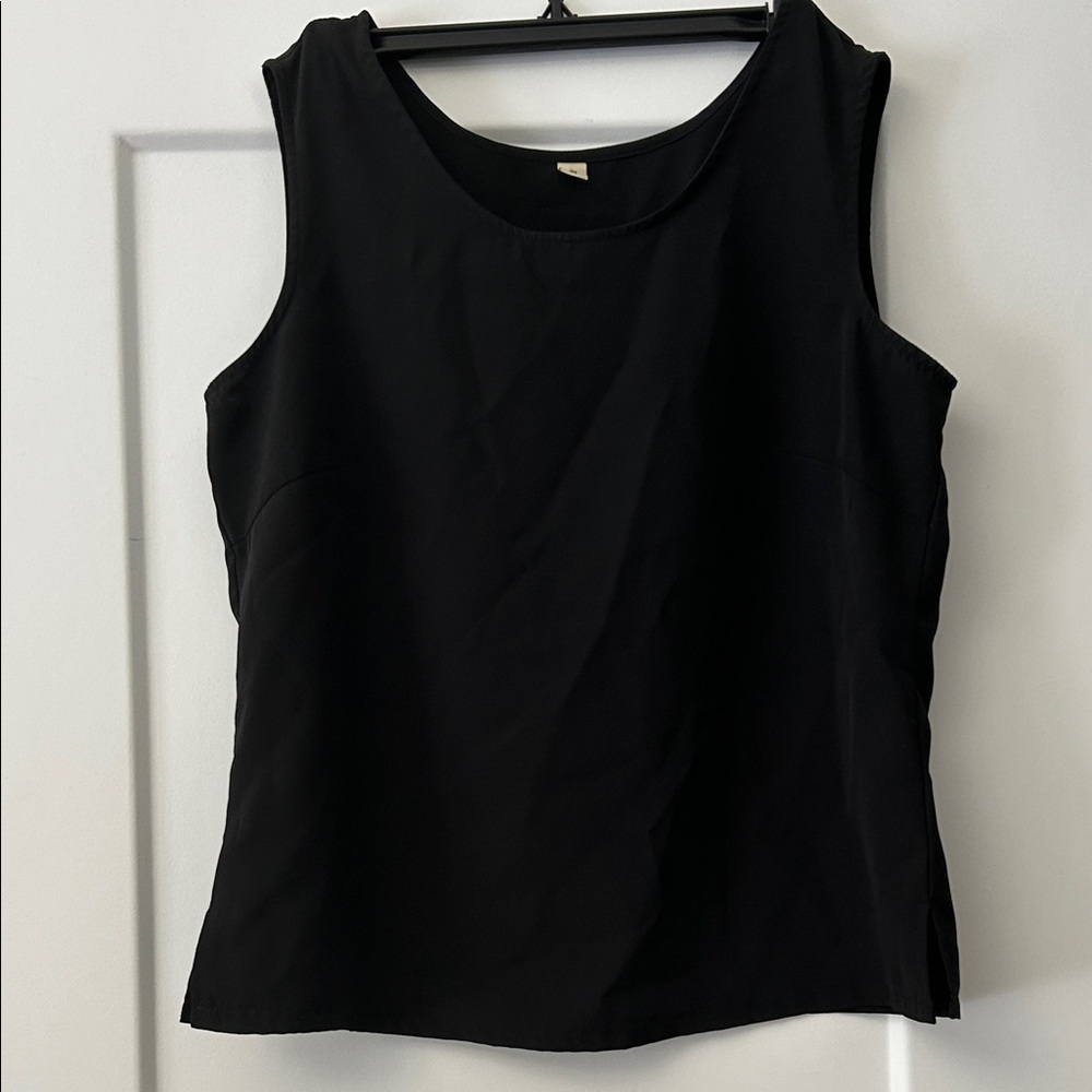 Classic Black Sleeveless Top